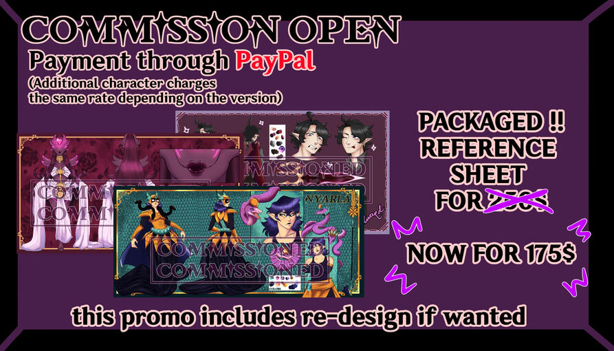 CHARACTER SHEETS! ($175)